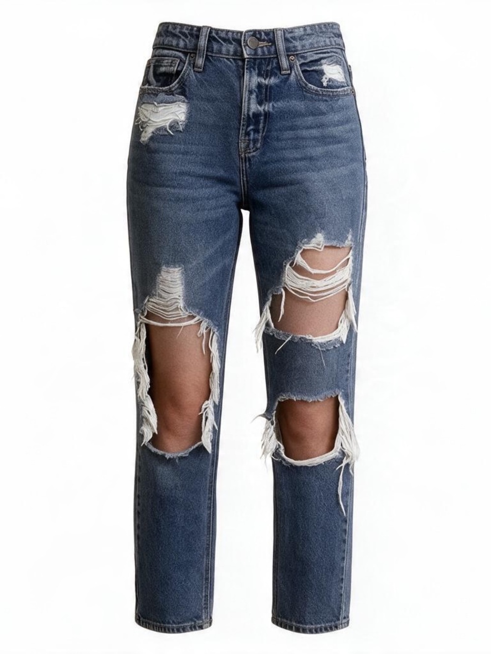 Hidden Women’s Jeans Denim Distressed‎ Holes Blue Size 24